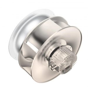 LONGWELL 55mm Industrial Aluminum Centrifugal Exhaust Fan High Pressure 24V 48V Backward Centrifugal Fan