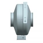 LONGWELL 6 Inch 230V 115V EC Circular Inline Duct Fan Ec Ventilation Duct Inline Fan for Ventilation Grow Tent