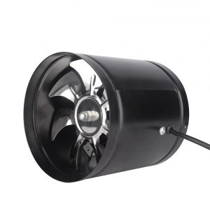 LONGWELL 6'' Inch Duct Airflow Booster Blower Fan Ventilator Booster Exhaust Hydroponic Vent Air