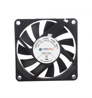 LONGWELL 70X70X10mm 5V 12V 24V DC Square Brushless High Performance 7010 Axial Cooling Fan for Industry , AutoMotive , Server