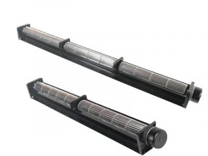 LONGWELL Aluminum Cross Flow Fan Wheel air Conditioner Fan Blade With 3 Phase Dc Motor