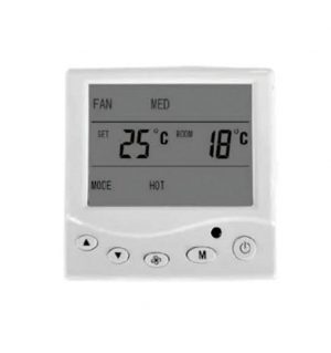 LONGWELL Cooling and Heating Central air Conditioning Fan Smart Temperature Controller Digital Thermostat LCD Adjustment