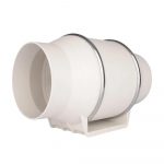 LONGWELL Custom 150mm AC Plastic Duct Fans Ventilation Systems Hydroponic Grow Tent Duct Fan 6inch