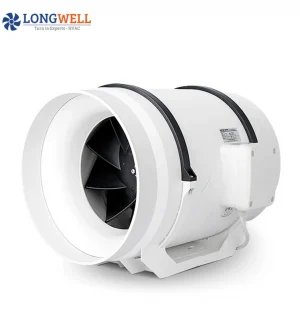 LONGWELL Customizable 220V Hydroponics Plastic Radial Fans OEM Tunnel Duct 4" 12" Inch Biosafety Lab Centrifugal 4" 12" Inch