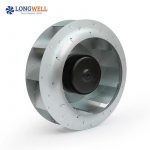 LONGWELL Customizable 250mm Galvanized Metal BLDC Backward Centrifugal Fan 24V 48V 0~10V PWM DC for Ventilation System Air