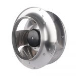 LONGWELL Customized 310mm DC 24V 48V BLDC 0~10V PWM Aluminum Alloy Impeller Customizable DC Centrifugal Blower Fan