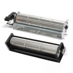 LONGWELL Customized AC DC Oven Convection Fan Motor 12V 220V Cross Flow Convection Fan for Oven Tangential Fan