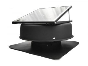 LONGWELL Eco-friendly DC 6-18V Solar Panel Household Powered Air Circulating Exhaust Fan with DC Motor