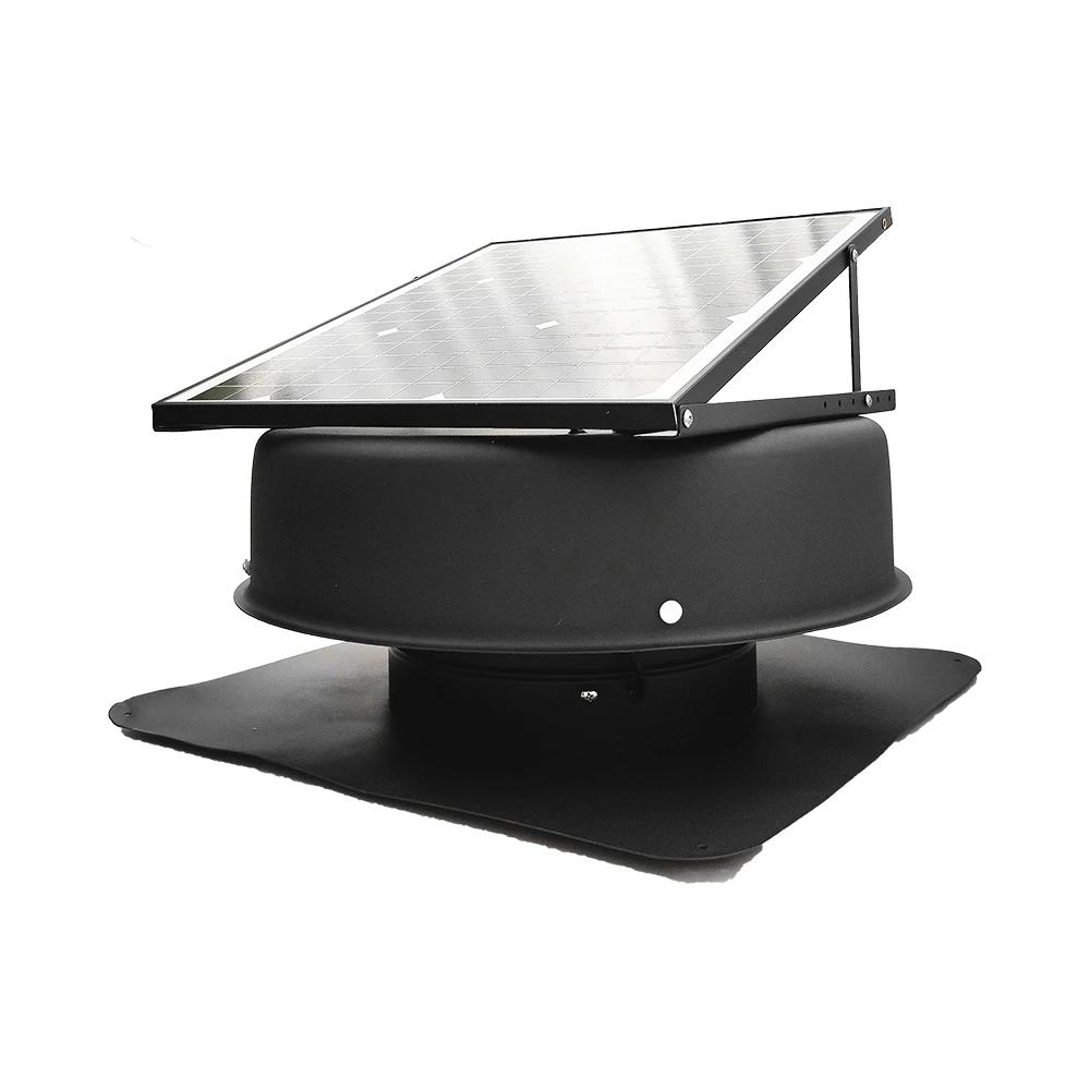 LONGWELL Eco-friendly DC 6-18V Solar Panel Household Powered Air Circulating Exhaust Fan with DC Motor