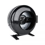 LONGWELL Grow Tent 250mm Metal Inline Duct Fans Fan DC 24V 48V Centrifugal Duct Fan Exhaust