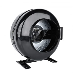 LONGWELL Grow Tent 250mm Metal Inline Duct Fans Fan DC 24V 48V Centrifugal Duct Fan Exhaust