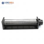 LONGWELL High Efficiency Dc 12V 24V Cross Flow Fan Fireplace Blower Tangential Fan for Oven