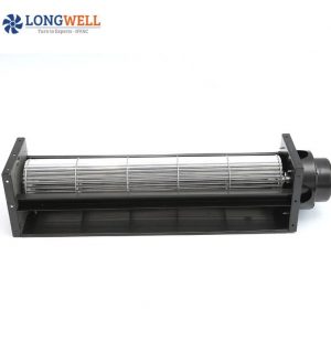 LONGWELL High Efficiency Dc 12V 24V Cross Flow Fan Fireplace Blower Tangential Fan for Oven