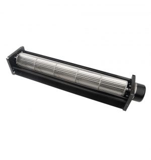 LONGWELL High Quality 65mm DC 12V 24V Cross Flow Fan Aluminium Alloy Blade Tangential Fan for Heating and Cooling