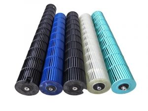 LONGWELL High Quality DC AC Split Plastic Cross Flow Fan Fan Blade air Conditioner Plastic Tangential Fan Impeller