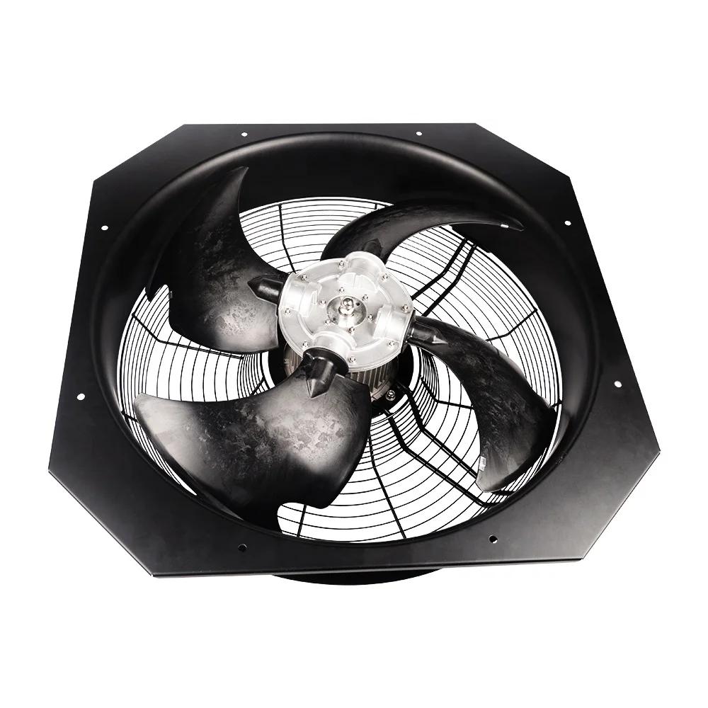 LONGWELL High Quality Stainless Steel Blades 800mm Axial Flow Ventilation EC Axial Fan for HVAC 3000rpm OEM Electric