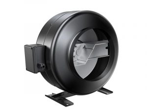 LONGWELL High Speed 250mm AC Metal Inline Duct Fans Kitchen Ducting Ventilation Fan for Grow Tent