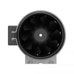 LONGWELL High Temperature Duct Fan EC 8 Inch Plastic Duct Ventilation Exhaust Fan with LCD Speed Controller