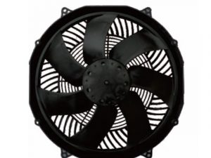 LONGWELL Hot Sale Condenser Fan 300mm 305mm Brushless Axial Fan Curved Blade Cooling Fan for Bus Van or Truck