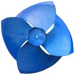 LONGWELL LW420-155 Model ABS Fan Blades Fan Spare Parts Blades ABS Plastic Fan Blades