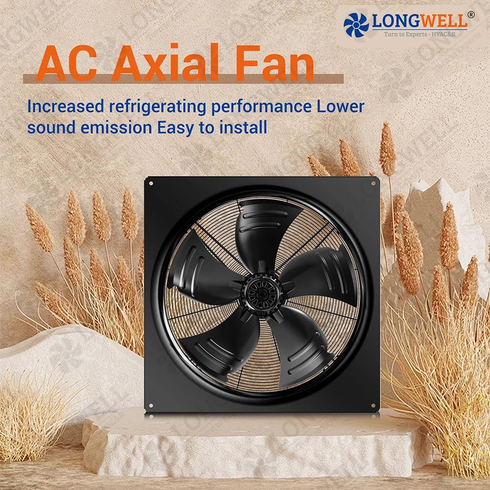 上振れ★ゴヤール　正規品　白 LONGWELL 低騒音外付けローター 185mm 軸流ファン 角型 HVAC 軸