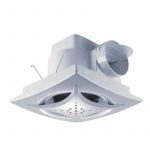 LONGWELL Low Noise Window Mounted ABS Bathroom Ventilation Fan Kitchen Exhaust Fan Axial Flow Fan AC