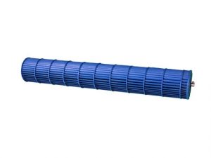 LONGWELL Plastic Cross Flow Impeller Ventilation Exhaust Bathroom Window Fan Air Conditioner Tangential Fan Wheel