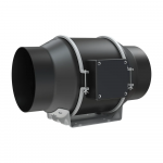 LONGWELL Precision-Engineered EC 6 Inch Plastic Duct Fans 48v Standing Mount Ventilation Technology for Farm Air Quality Elevate