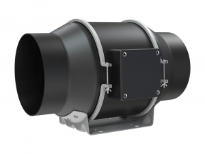 LONGWELL Precision-Engineered EC 6 Inch Plastic Duct Fans 48v Standing Mount Ventilation Technology for Farm Air Quality Elevate