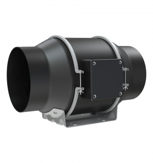 LONGWELL Precision-Engineered EC 6 Inch Plastic Duct Fans 48v Standing Mount Ventilation Technology for Farm Air Quality Elevate