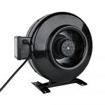 LONGWELL Silent and Effective EC 230V Metal 160mm Duct Fans Custom Ducting Ventilation Fan