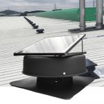 LONGWELL Solar Panel Powered Attic Ventilation Fan Greenhouse Heat Extraction Cooling Free Standing Customizable OEM Support