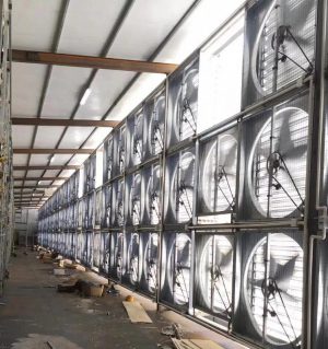 LONGWELL Wall Mounted Industrial Agricultural Poultry Axial Flow Exhaust Fan Greenhouse Ventilation Fans for Poultry House