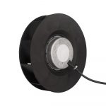 LONGWELL Wholesale 220mm DC 24V 48V BLDC 0~10V PWM DC Backward Centrifugal Ventilation Fan air Purifier