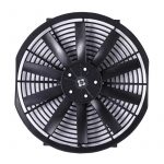 LONGWELL Wholesale 327mm Bus Condenser Fan 9 Straight Blade Condenser Cooling Fan 12V 24V for Car