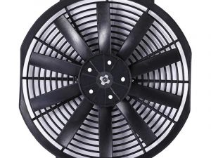 LONGWELL Wholesale 327mm Bus Condenser Fan 9 Straight Blade Condenser Cooling Fan 12V 24V for Car