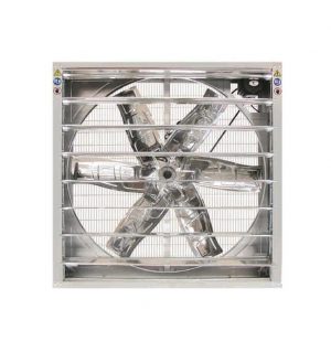 LongWell Industry Low Noise Hammer Wall Mounted Poultry Farm Exhaust Fan Stainless Steel Axial Flow Fans for Restaurant