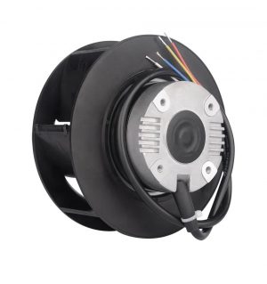 Longwell 133mm Industrial High-Pressure Backward Centrifugal Ventilation Fan with Plastic Blades DC 24V/48V OEM Supported
