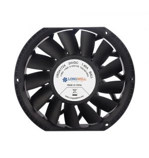 Longwell 172x172x38mm Dc 24v 48V 2000rpm -3000rpm 17238 Axial Flow Cooling Fan for Ventilation ,cooling