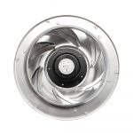 Longwell Custom 270mm Industrial EC Motor Centrifugal Ventilation Fan Backward Curved Stainless Steel Blades OEM/ODM Support