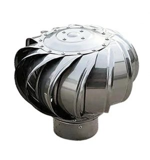 Stainless Steel Wind Powered Spiral Turbine Roof Turbo Ventilation Fans for Workshop
