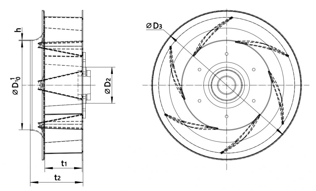 Plug Fan Drawing