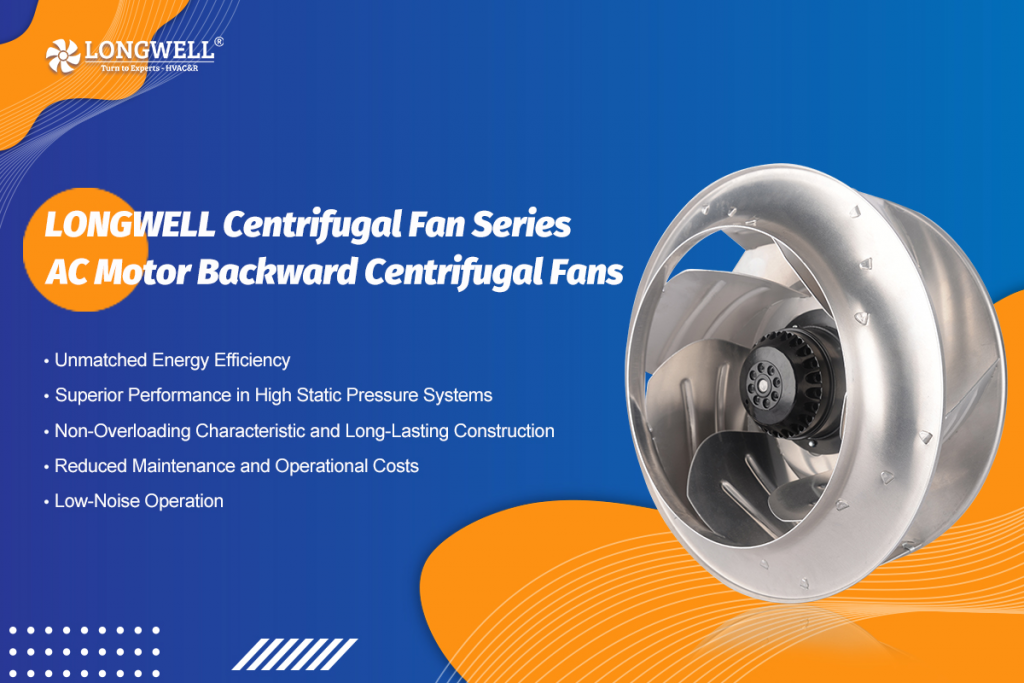 AC Motor Backward Centrifugal Fans
