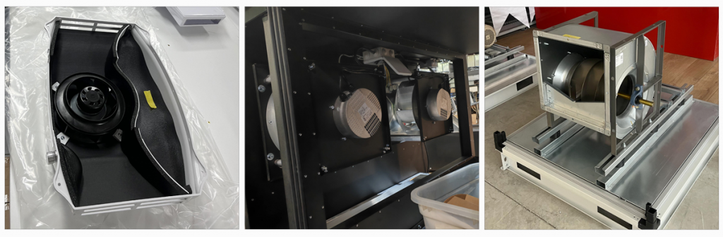 Installation of Centrifugal Fan