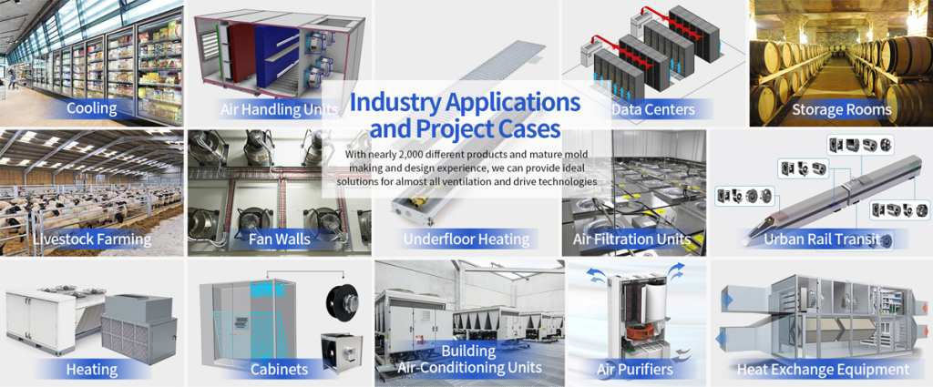 Industry Applications and Project Cases of Cross Flow Fan