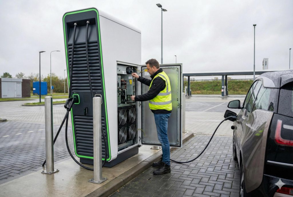 Heat Dissipation of Charging Pile-European Charging Network