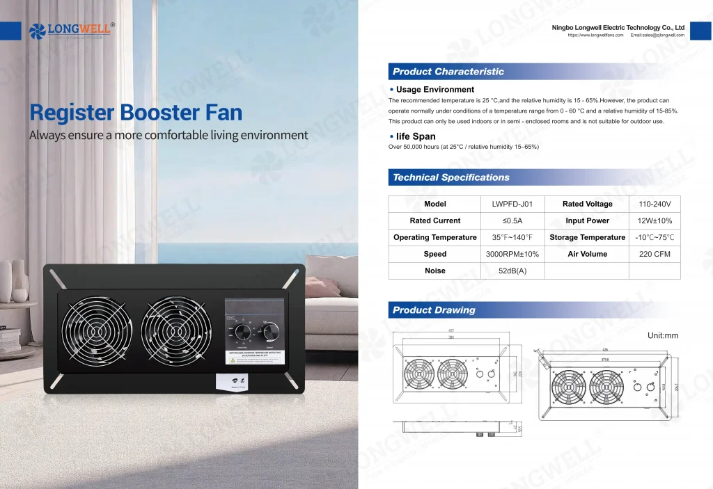 Register Booster Fan