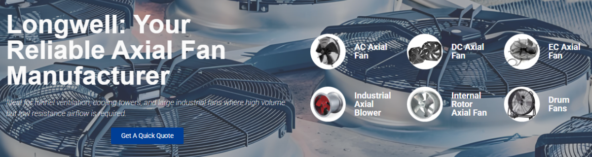 LONGWELL Axial Fan Banner
