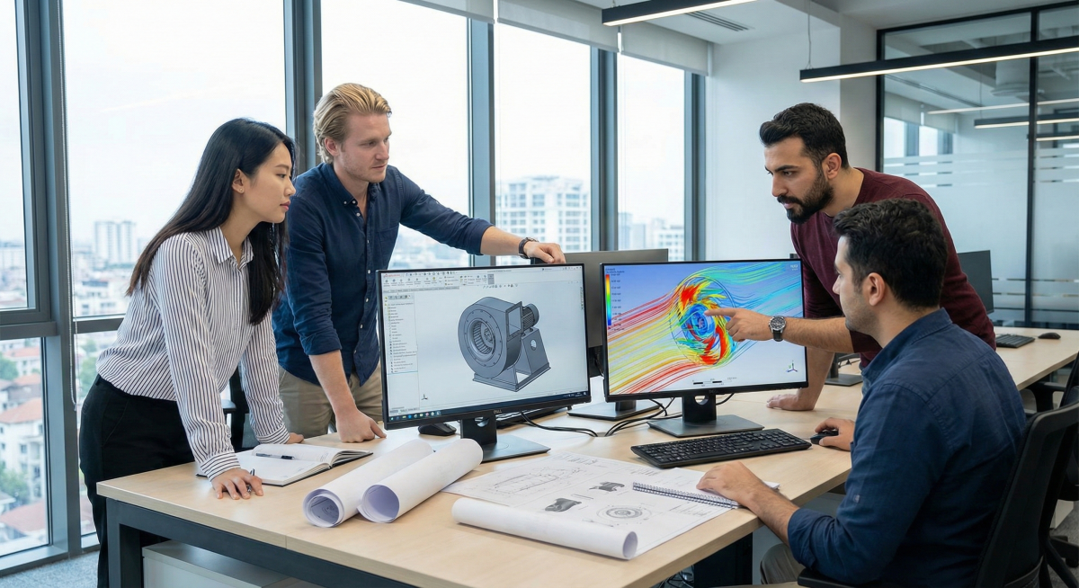 industrial centrifugal fan-longwell longwell team