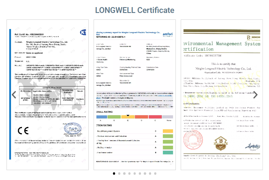 LONGWELL Certificate